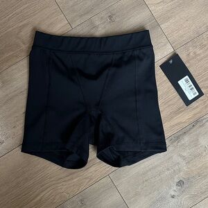 NWT Five the Label black dance shorts YL